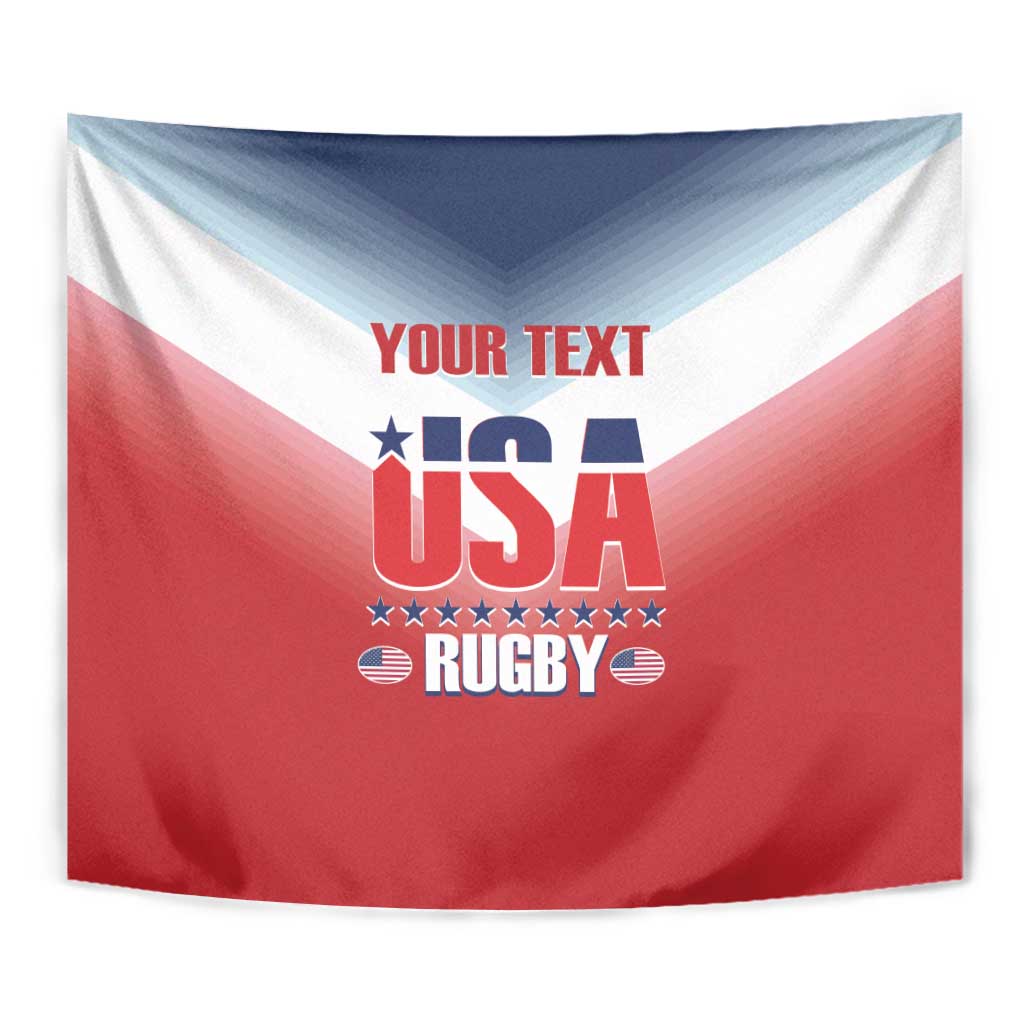 Custom USA Rugby Tapestry 2024 Simple Style - Wonder Print Shop