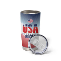 Personalized USA Rugby Tumbler Cup 2024 Simple Style - Wonder Print Shop