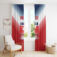 Custom USA Rugby Window Curtain 2024 Simple Style - Wonder Print Shop