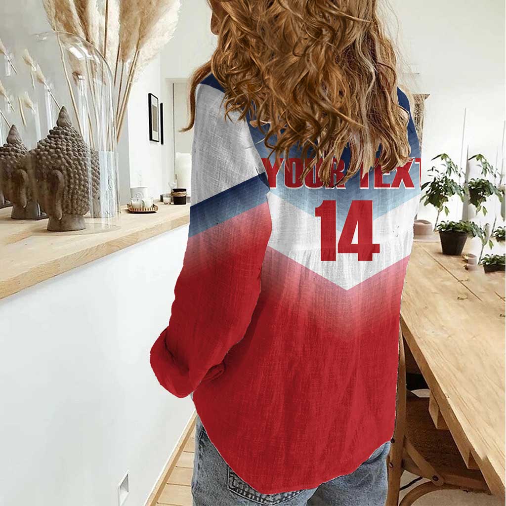 Custom USA Rugby Women Casual Shirt 2024 Simple Style - Wonder Print Shop