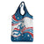Custom USA Athletics Grocery Bag United States Flag Curve Style
