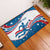 Custom USA Athletics Rubber Doormat 2024 United States Flag Curve Style - Wonder Print Shop