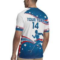 Custom USA Athletics Rugby Jersey 2024 United States Flag Curve Style - Wonder Print Shop