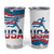 USA Athletics Tumbler Cup 2024 United States Flag Curve Style - Wonder Print Shop
