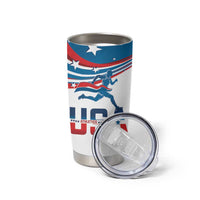 USA Athletics Tumbler Cup 2024 United States Flag Curve Style - Wonder Print Shop