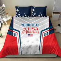 Custom USA Athletics Bedding Set 2024 United States Champions Proud - Wonder Print Shop