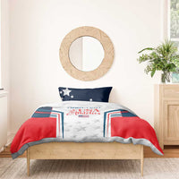 Custom USA Athletics Bedding Set 2024 United States Champions Proud - Wonder Print Shop