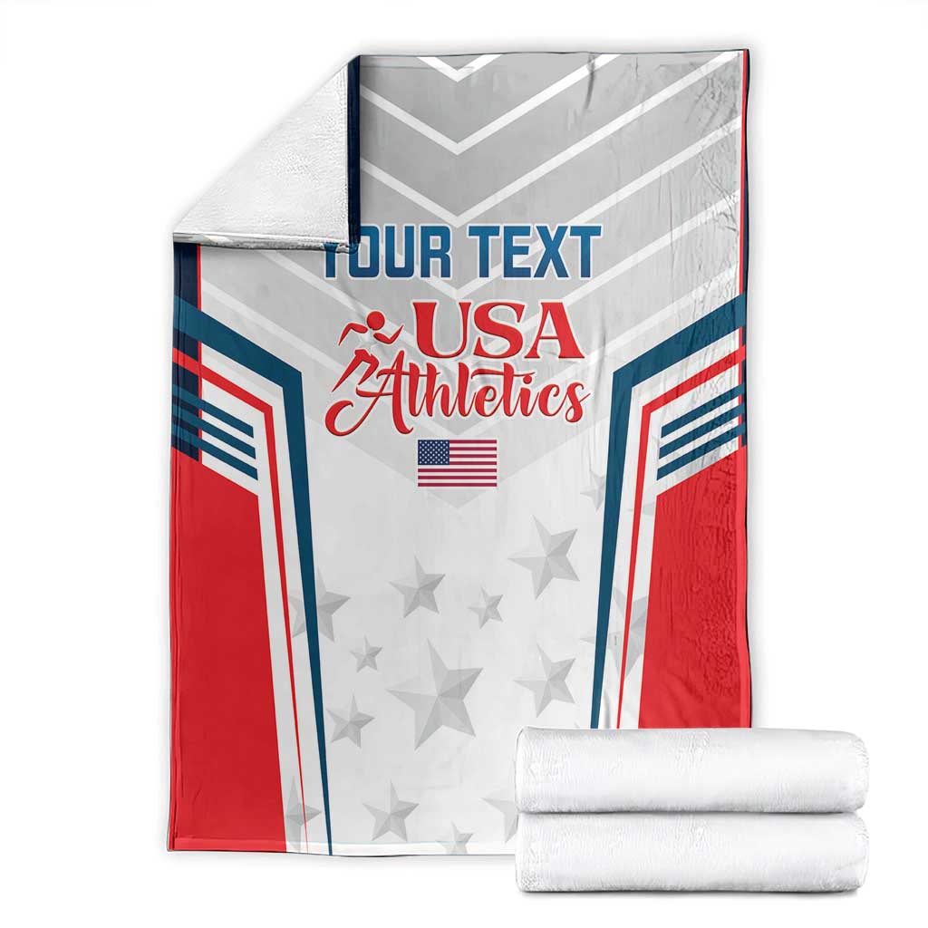 Custom USA Athletics Blanket 2024 United States Champions Proud