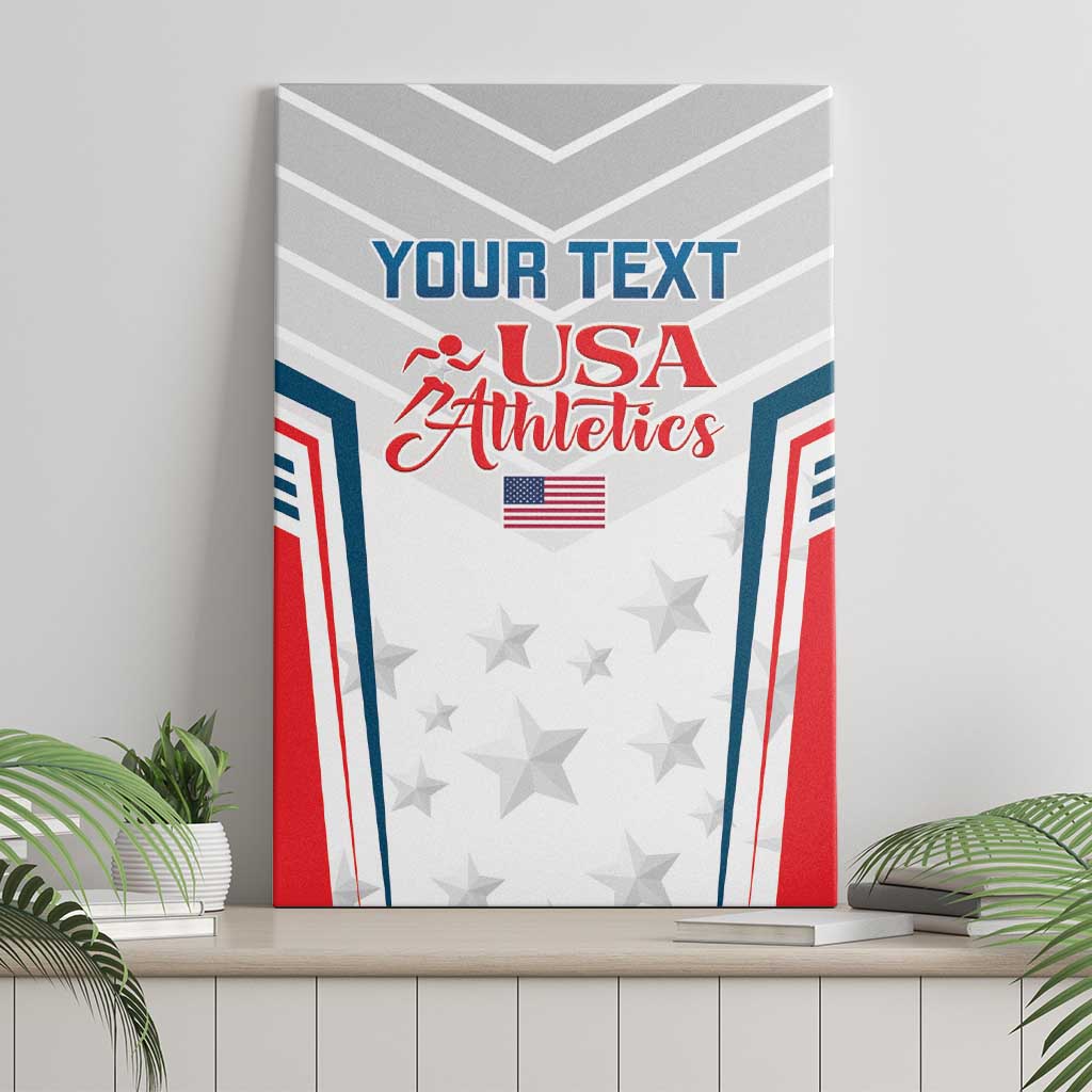 Custom USA Athletics Canvas Wall Art 2024 United States Champions Proud - Wonder Print Shop