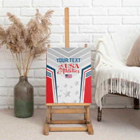 Custom USA Athletics Canvas Wall Art 2024 United States Champions Proud - Wonder Print Shop
