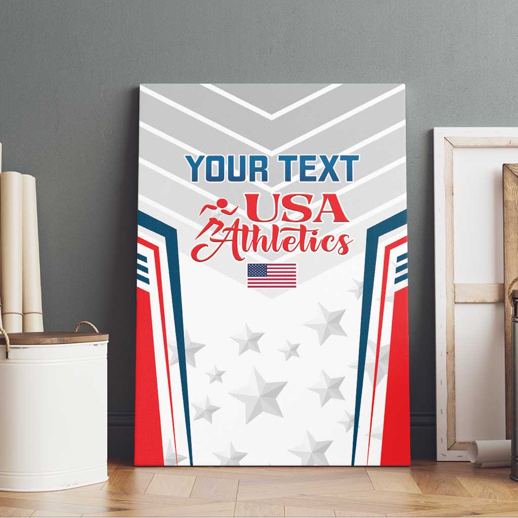 Custom USA Athletics Canvas Wall Art 2024 United States Champions Proud - Wonder Print Shop