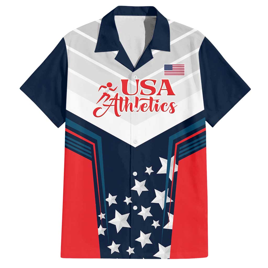Custom USA Athletics Family Matching Off Shoulder Maxi Dress and Hawaiian Shirt 2024 United States Champions Proud - Wonder Print Shop