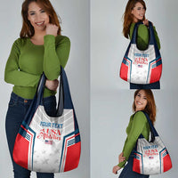 Custom USA Athletics Grocery Bag United States Champions Proud
