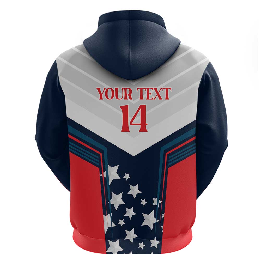 Custom USA Athletics Hoodie 2024 United States Champions Proud - Wonder Print Shop