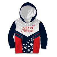 Custom USA Athletics Kid Hoodie 2024 United States Champions Proud - Wonder Print Shop