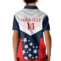 Custom USA Athletics Kid Polo Shirt 2024 United States Champions Proud - Wonder Print Shop