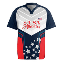 Custom USA Athletics Rugby Jersey 2024 United States Champions Proud - Wonder Print Shop