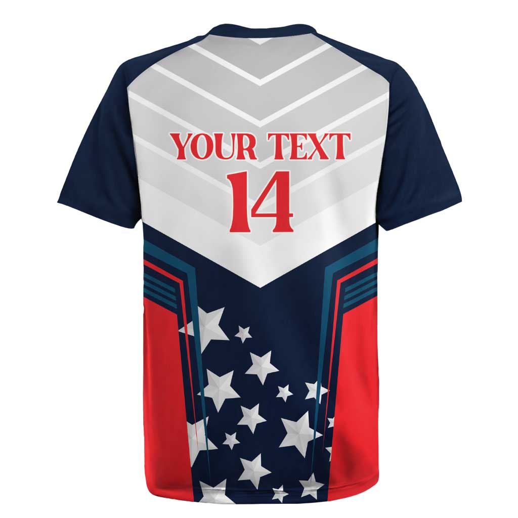 Custom USA Athletics Rugby Jersey 2024 United States Champions Proud - Wonder Print Shop