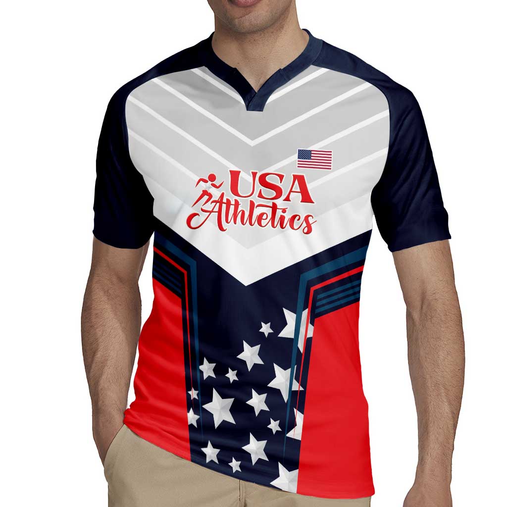 Custom USA Athletics Rugby Jersey 2024 United States Champions Proud - Wonder Print Shop