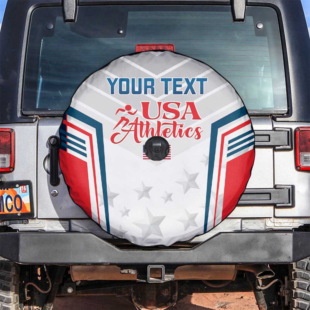 Custom USA Athletics Spare Tire Cover 2024 United States Champions Proud - Wonder Print Shop