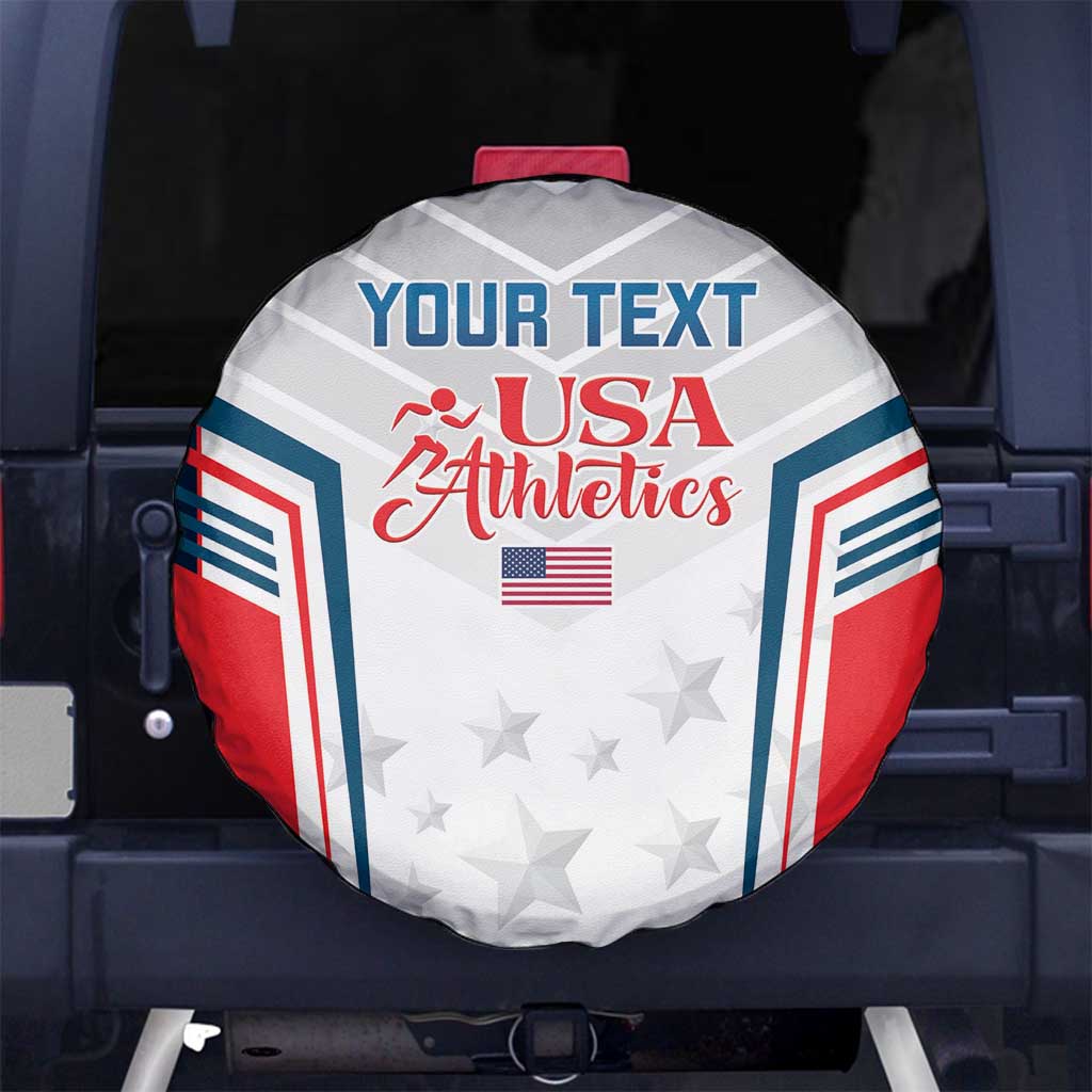 Custom USA Athletics Spare Tire Cover 2024 United States Champions Proud - Wonder Print Shop