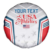 Custom USA Athletics Spare Tire Cover 2024 United States Champions Proud - Wonder Print Shop