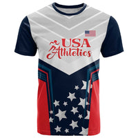 Custom USA Athletics T Shirt 2024 United States Champions Proud - Wonder Print Shop