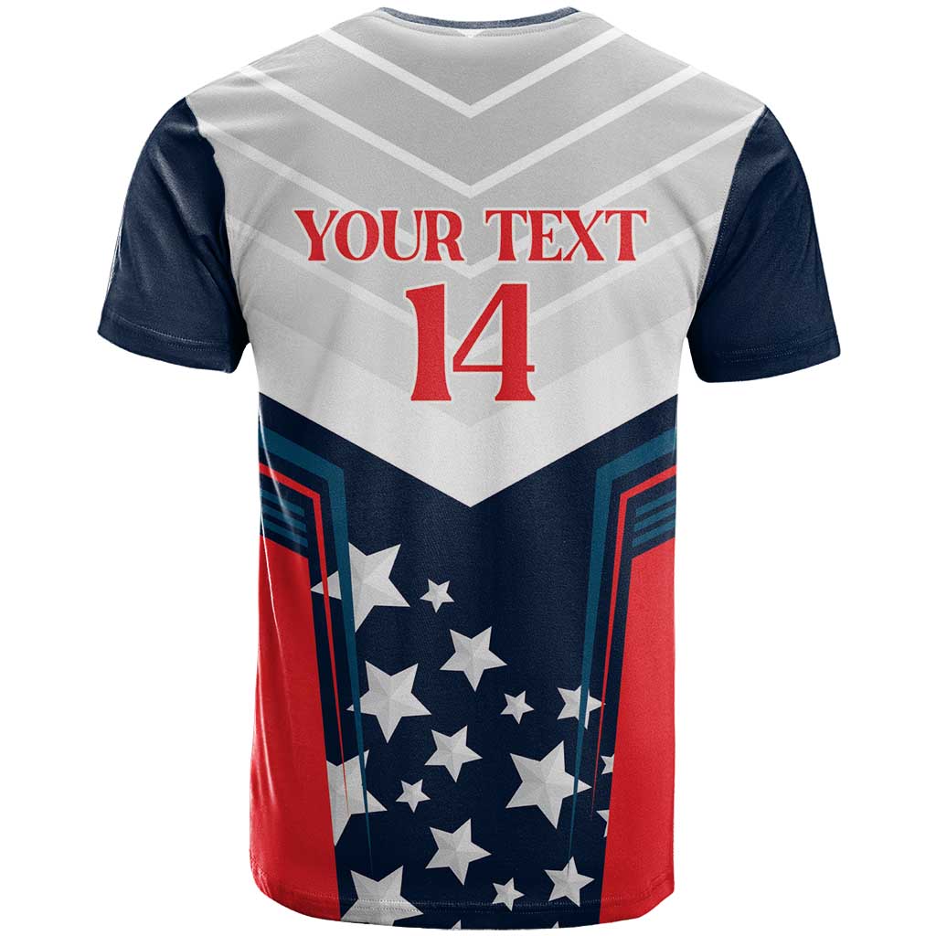 Custom USA Athletics T Shirt 2024 United States Champions Proud - Wonder Print Shop