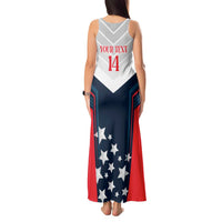 Custom USA Athletics Tank Maxi Dress 2024 United States Champions Proud - Wonder Print Shop