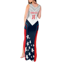 Custom USA Athletics Tank Maxi Dress 2024 United States Champions Proud - Wonder Print Shop