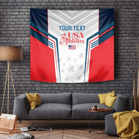 Custom USA Athletics Tapestry 2024 United States Champions Proud - Wonder Print Shop