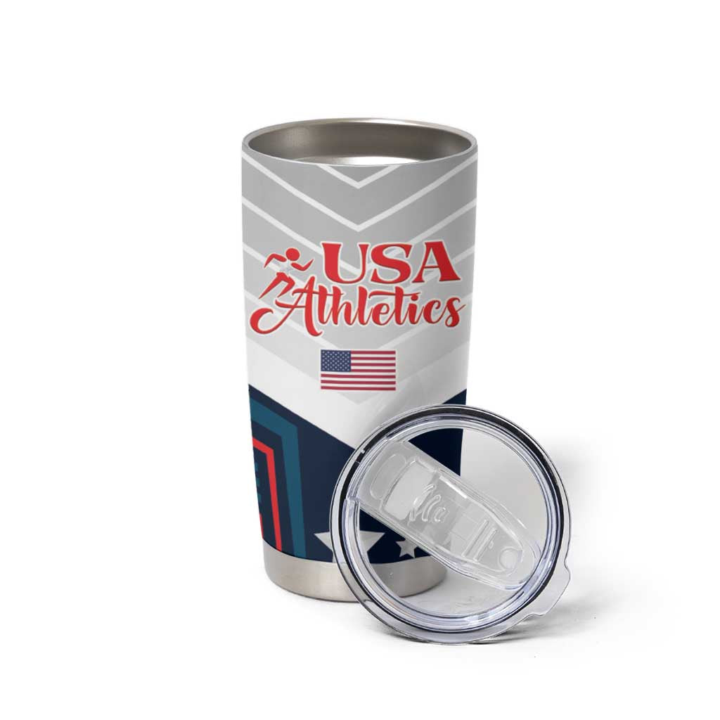 Custom USA Athletics Tumbler Cup 2024 United States Champions Proud - Wonder Print Shop