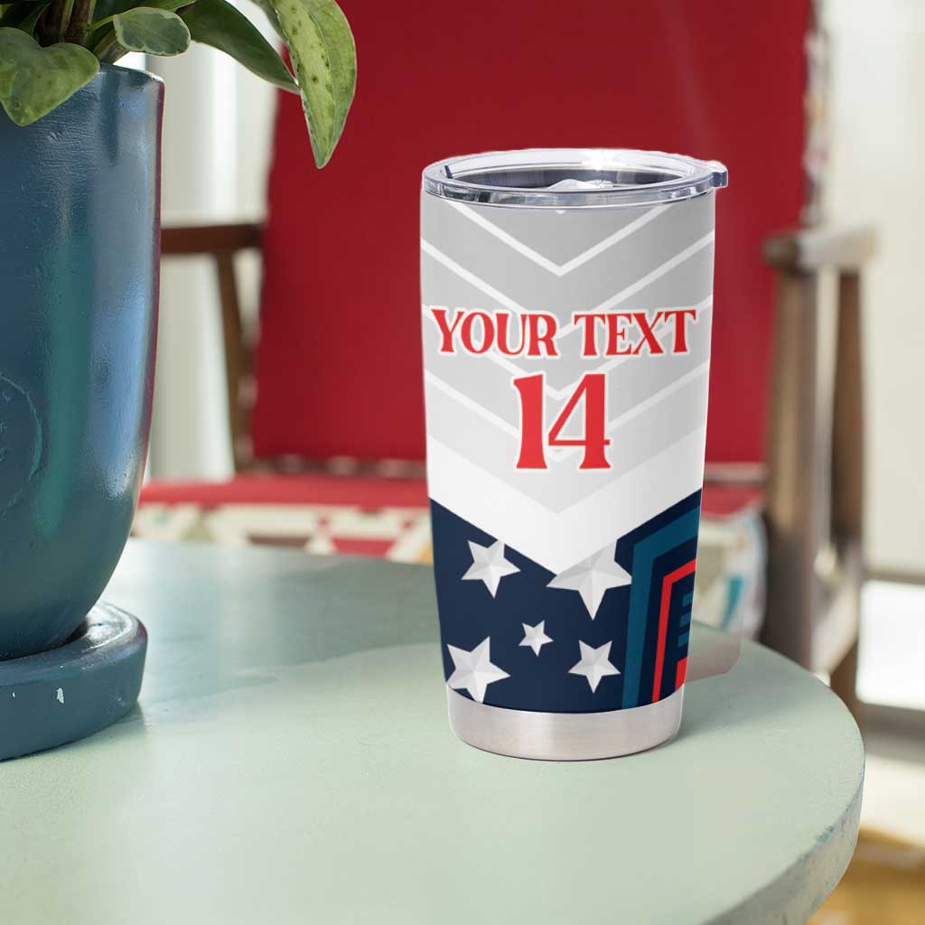 Custom USA Athletics Tumbler Cup 2024 United States Champions Proud - Wonder Print Shop