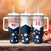 Custom USA Athletics Tumbler With Handle 2024 United States Champions Proud - Wonder Print Shop