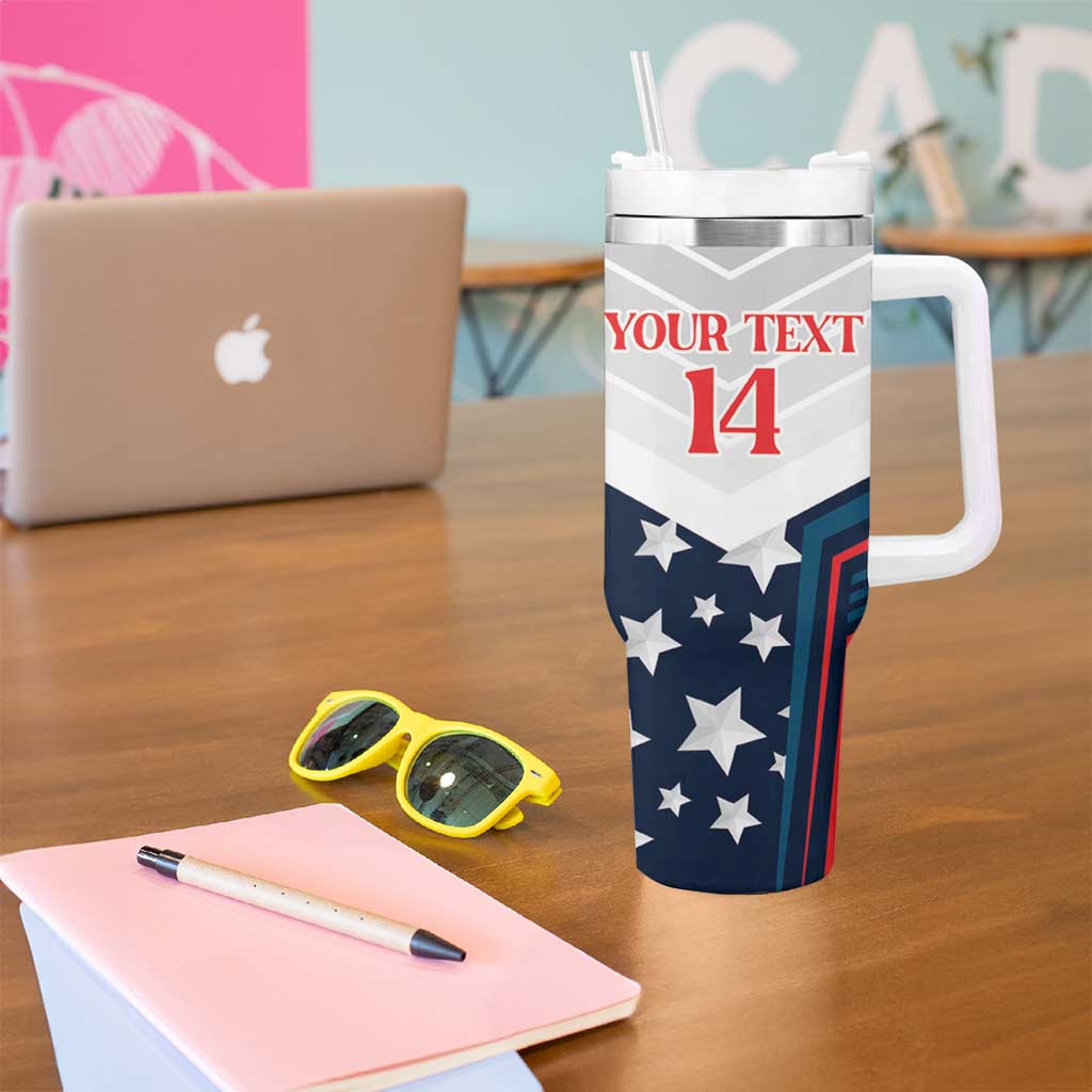 Custom USA Athletics Tumbler With Handle 2024 United States Champions Proud - Wonder Print Shop