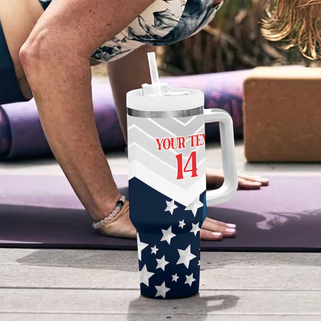 Custom USA Athletics Tumbler With Handle 2024 United States Champions Proud - Wonder Print Shop