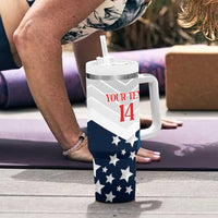 Custom USA Athletics Tumbler With Handle 2024 United States Champions Proud - Wonder Print Shop