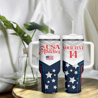 Custom USA Athletics Tumbler With Handle 2024 United States Champions Proud - Wonder Print Shop