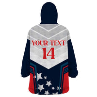 Custom USA Athletics Wearable Blanket Hoodie 2024 United States Champions Proud - Wonder Print Shop