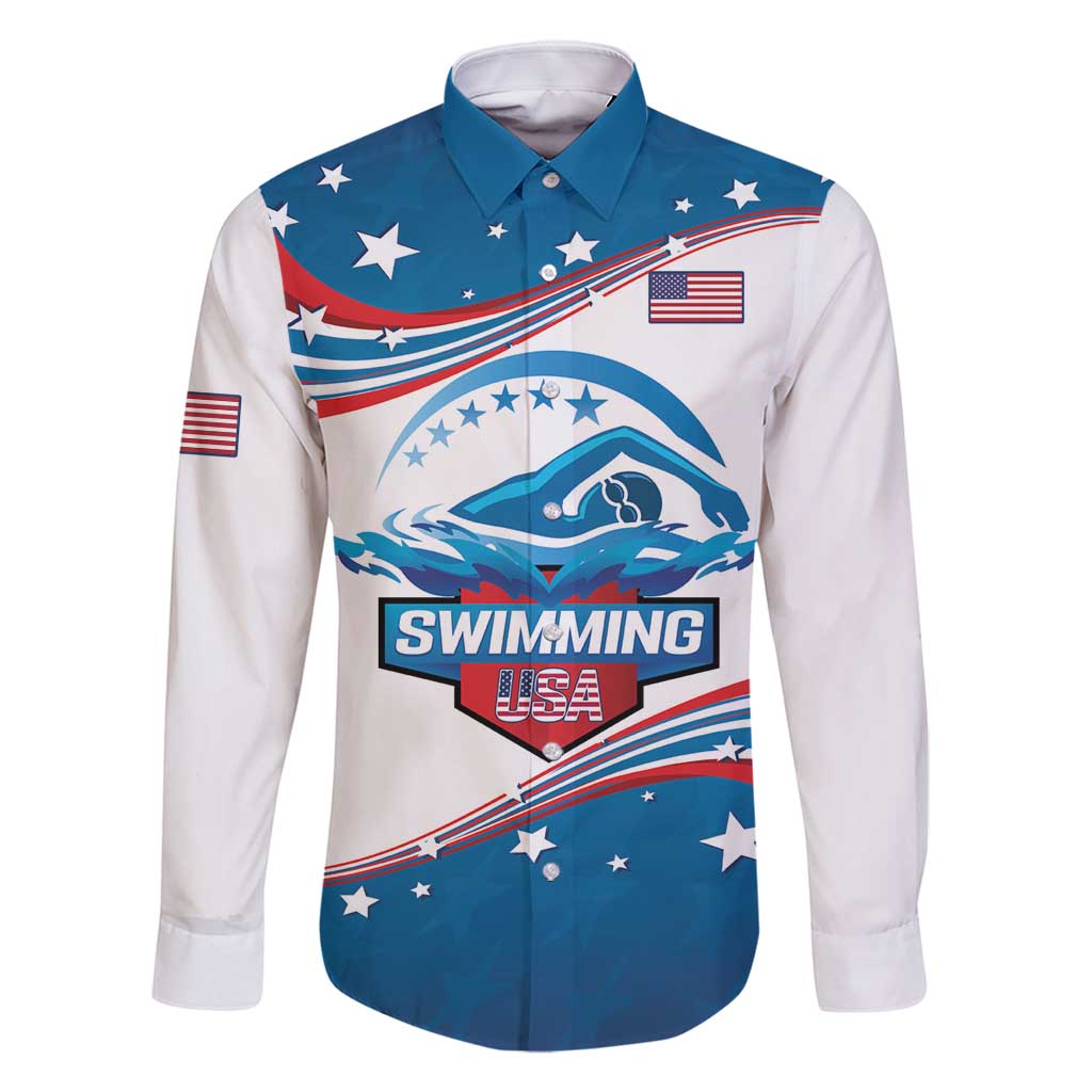 Personalized USA Swimming Family Matching Mermaid Dress and Hawaiian Shirt 2024 We Are The Champions - Wonder Print Shop