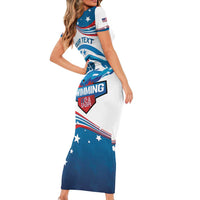 Personalized USA Swimming Family Matching Short Sleeve Bodycon Dress and Hawaiian Shirt 2024 We Are The Champions - Wonder Print Shop