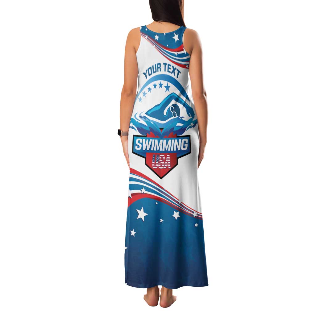 Personalized USA Swimming Family Matching Tank Maxi Dress and Hawaiian Shirt 2024 We Are The Champions - Wonder Print Shop