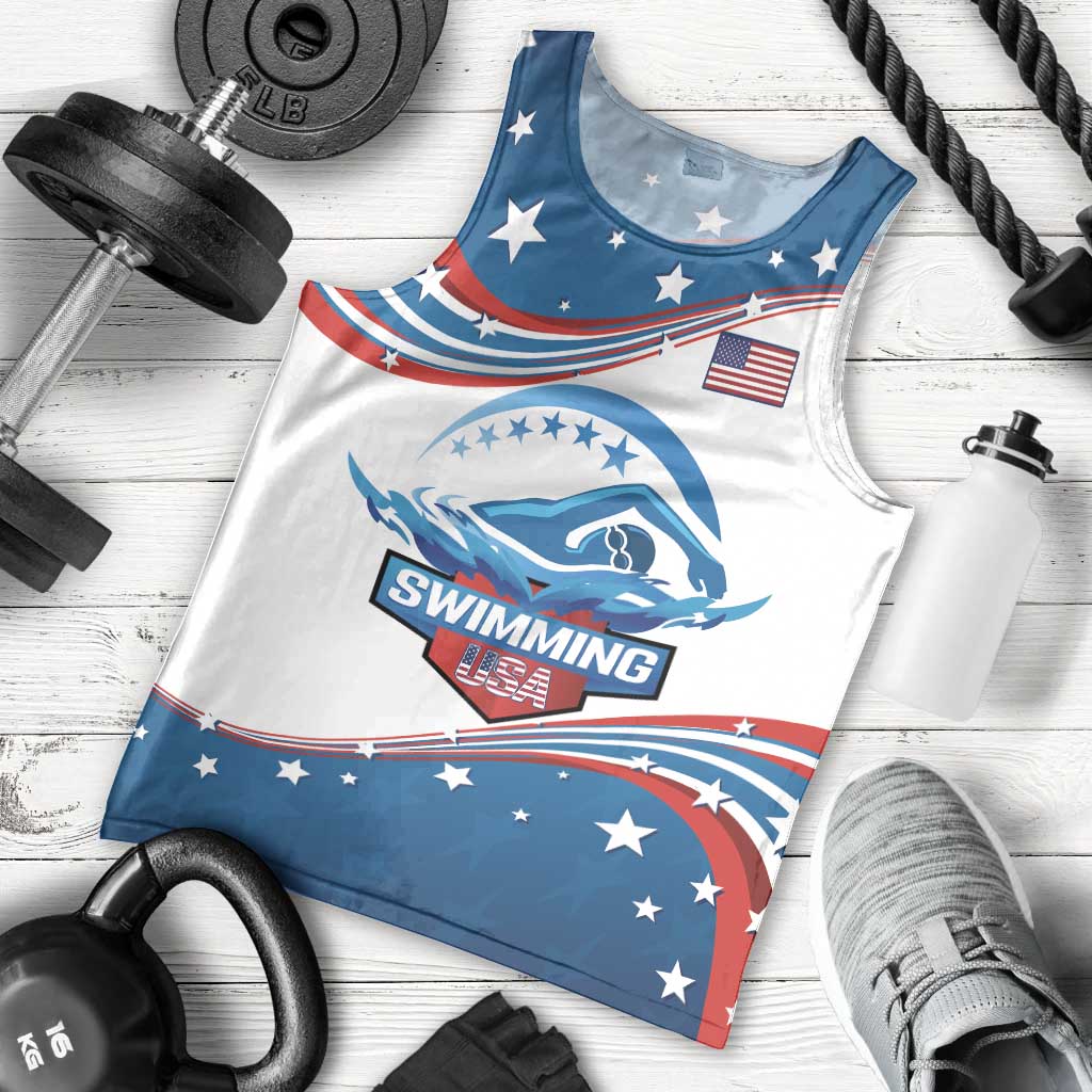 Personalized USA Swimming Men Tank Top 2024 We Are The Champions - Wonder Print Shop