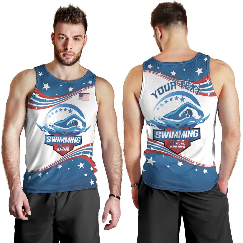 Personalized USA Swimming Men Tank Top 2024 We Are The Champions - Wonder Print Shop