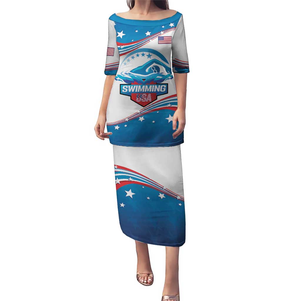 Personalized USA Swimming Puletasi 2024 We Are The Champions - Wonder Print Shop