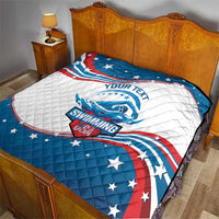 Personalized USA Swimming Quilt 2024 We Are The Champions - Wonder Print Shop