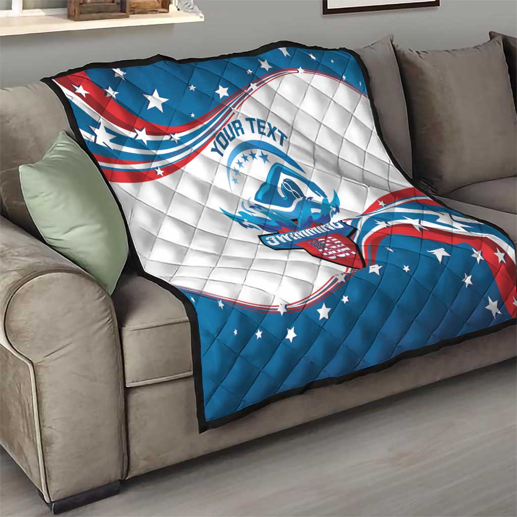 Personalized USA Swimming Quilt 2024 We Are The Champions - Wonder Print Shop