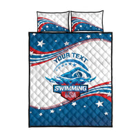 Personalized USA Swimming Quilt Bed Set 2024 We Are The Champions - Wonder Print Shop