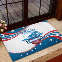 Personalized USA Swimming Rubber Doormat 2024 We Are The Champions - Wonder Print Shop
