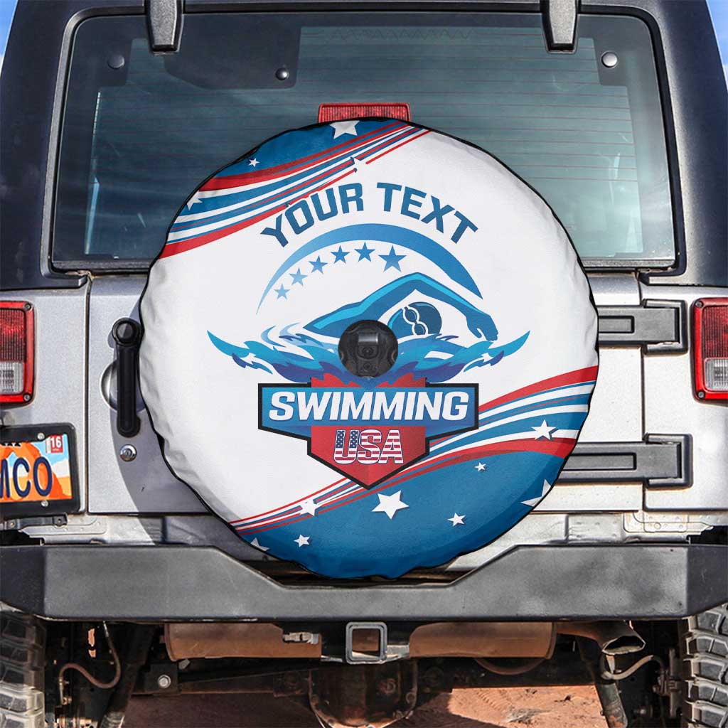 Personalized USA Swimming Spare Tire Cover 2024 We Are The Champions - Wonder Print Shop